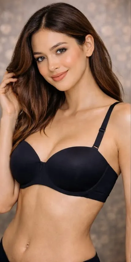 Black T-shirt Bra